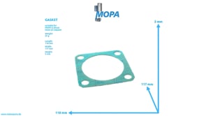 GASKET - 01167562 suitable for MWM & Deutz engines