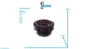 FLOATING SEAL - 01240079 suitable for MWM & Deutz engines