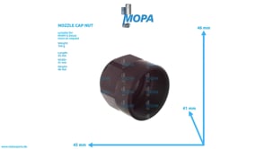 NOZZLE CAP NUT - 02000507 suitable for MWM & Deutz engines