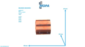 BEARING BUSHING - 5801810250 suitable for MTU engines