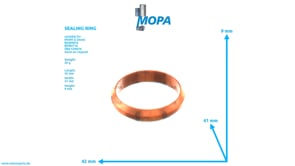 SEALING RING - 03373415 suitable for MWM & Deutz engines