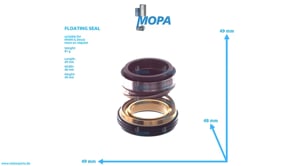 FLOATING SEAL - 12135904 suitable for MWM & Deutz engines