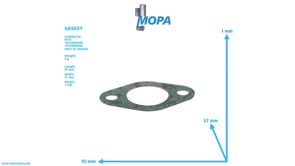 GASKET - 271511038001 suitable for MTU engines