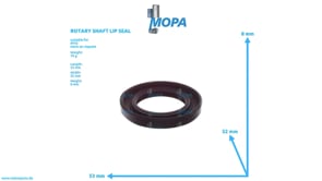 ROTARY SHAFT LIP SEAL - 0079977247 suitable for MTU engines