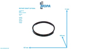 ROTARY SHAFT LIP SEAL - 4420740059 suitable for MTU engines