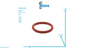 TORIC SEAL - 700429028002 suitable for MTU engines