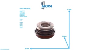 FLOATING SEAL - 0012012619 suitable for MTU engines