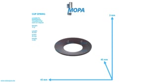 CUP SPRING - 01144487 suitable for MWM & Deutz engines