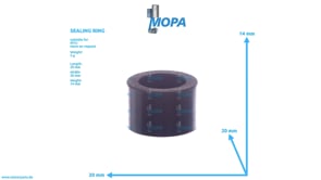 SEALING RING - 0229978348 suitable for MTU engines