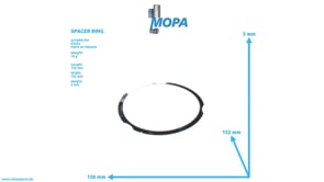 SPACER RING - 04183249 suitable for Deutz engines