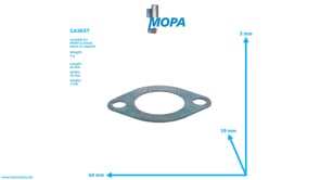 DICHTUNG - 12163449 passend für MWM & Deutz Motoren