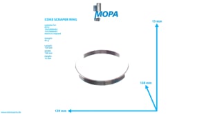 COKE SCRAPER RING - 5320110059 suitable for MTU engines