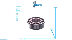 BEARING - 5321510049 suitable for MTU engines