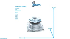 VIBRATION DAMPER - 0001420140 suitable for MTU engines