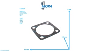 GASKET - 01222931 suitable for MWM & Deutz engines