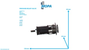 PRESSURE RELIEF VALVE - 5801801215 suitable for MTU engines