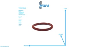 TORIC SEAL - 700429018007 suitable for MTU engines