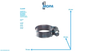 CLAMP - 01173485 suitable for MWM & Deutz engines