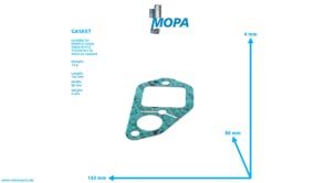 GASKET - 12313151 suitable for MWM & Deutz engines