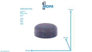 CORE HOLE PLUG - 01165830 suitable for Deutz engines