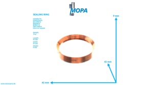 SEALING RING - 03373414 suitable for MWM & Deutz engines