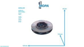 IMPELLER - 04005557 suitable for MWM & Deutz engines