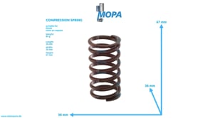 COMPRESSION SPRING - 04200150 suitable for Deutz engines