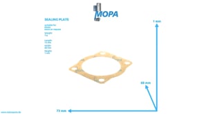 SEALING PLATE - 12155971 suitable for Deutz engines