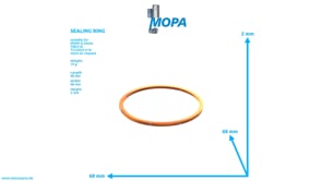 SEALING RING - 01118859 suitable for MWM & Deutz engines