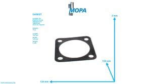 GASKET - 01222930 suitable for MWM & Deutz engines