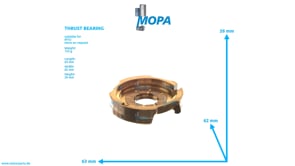 AXIALLAGER - 5100200212 passend für MTU Motoren