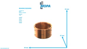 BEARING BUSHING - 5800550050 suitable for MTU engines