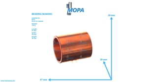 BEARING BUSHING - 5801810450 suitable for MTU engines