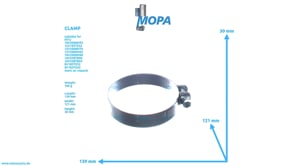 CLAMP - 900288116000 suitable for MTU engines