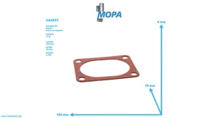 GASKET - 04229635 suitable for Deutz engines