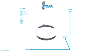 CLAMP - 000000000676 suitable for MTU engines