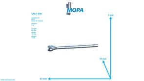 SPLIT PIN - 000094005045 suitable for MTU engines