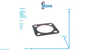 GASKET - 01222928 suitable for MWM & Deutz engines