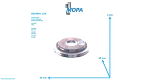 BEARING CAP - 01304821 suitable for MWM & Deutz engines