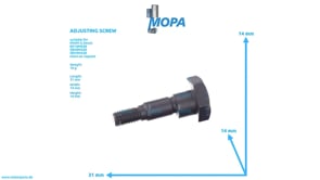 ADJUSTING SCREW - 02123040 suitable for MWM & Deutz engines