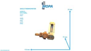 ANGLE THERMOMETER - 12153606 suitable for MWM & Deutz engines