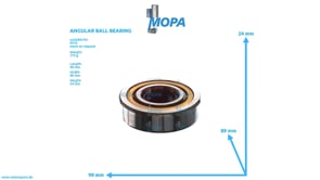 ANGULAR BALL BEARING - 200628103006 suitable for MTU engines