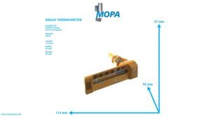 ANGLE THERMOMETER - 01210124 suitable for MWM & Deutz engines