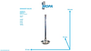 EXHAUST VALVE - 03373493 suitable for MWM & Deutz engines