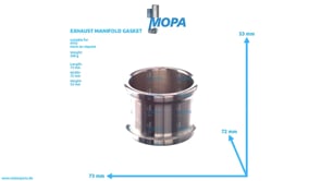 ABGASKRUEMMERDICHTUNG - 5611420037 passend für MTU Motoren