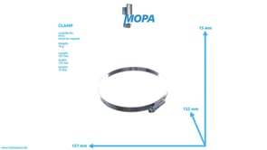 CLAMP - 000000000678 suitable for MTU engines