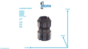 CLAMPING SLEEVE - 04077318 suitable for MWM & Deutz engines