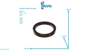 ROTARY SHAFT LIP SEAL - 04146007 suitable for Deutz engines