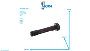 BIG END BOLT - 12304262 suitable for MWM & Deutz engines