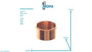 BEARING BUSHING - 5370550150 suitable for MTU engines